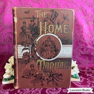 1889 The Home Manual. Everybody's Guide to Social, Domestic, and Business Use